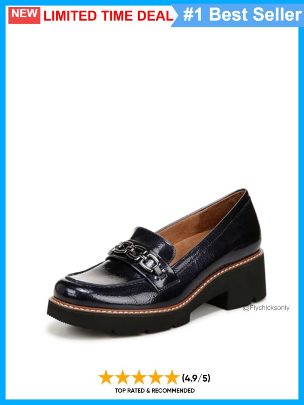 Naturalizer Women's Cabana Lug Sole Slip-On Loafer